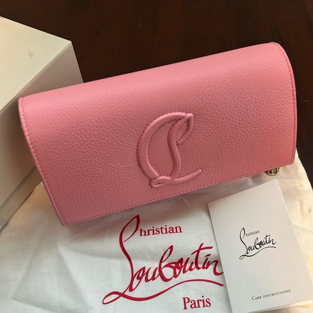Christian Louboutin Pink Leather Wallet